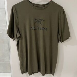 Arc'teryx Men's Dark Olive Short Sleeve Tee